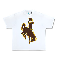 White university of wyoming cowboys Urban Heavy Tee - linhVisuals