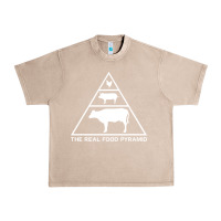 French Oak the real food pyramid carnivore Urban Heavy Tee - linhVisuals