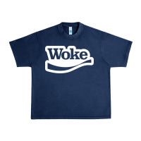 Navy Woke Urban Heavy Tee - linhVisuals