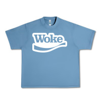 Pebble Blue Woke Urban Heavy Tee - linhVisuals