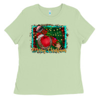 Matcha merry Christmas teacher Ladies Tee - CowhideDigitalArt