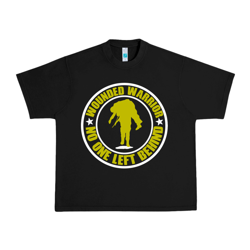 Wounded Warrior No One Left Behind War Veteran Urban Heavy Tee by linhVisuals | Teevron