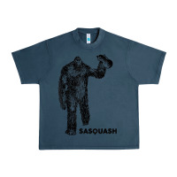 Midnight Navy cool unique sasquash sasquatch and squash bigfoot t shirt Urban Heavy Tee - linhVisuals