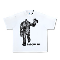 White cool unique sasquash sasquatch and squash bigfoot t shirt Urban Heavy Tee - linhVisuals