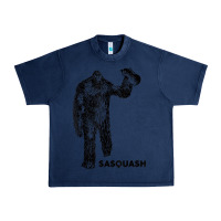 Navy cool unique sasquash sasquatch and squash bigfoot t shirt Urban Heavy Tee - linhVisuals