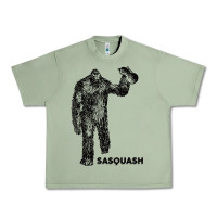 Oil Green cool unique sasquash sasquatch and squash bigfoot t shirt Urban Heavy Tee - linhVisuals