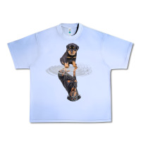 Grape Ice rottweiler reflection t shirt funny father's day dog gifts Urban Heavy Tee - linhVisuals