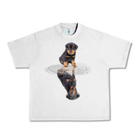 Lunar Rock rottweiler reflection t shirt funny father's day dog gifts Urban Heavy Tee - linhVisuals