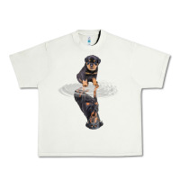 Pistachio rottweiler reflection t shirt funny father's day dog gifts Urban Heavy Tee - linhVisuals