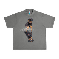 Tornado rottweiler reflection t shirt funny father's day dog gifts Urban Heavy Tee - linhVisuals