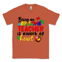 Copper Being an au some teacher is a work of the heart Classic Tee - FaDigitalArtStudio