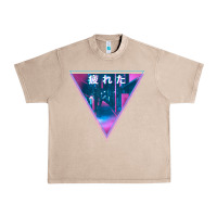 French Oak tired japanese otaku   abandoned city street art t shirt Urban Heavy Tee - linhVisuals