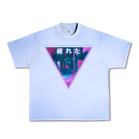 Grape Ice tired japanese otaku   abandoned city street art t shirt Urban Heavy Tee - linhVisuals