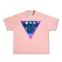 Salmon tired japanese otaku   abandoned city street art t shirt Urban Heavy Tee - linhVisuals