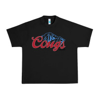 Black wsu cougs light blue Urban Heavy Tee - linhVisuals