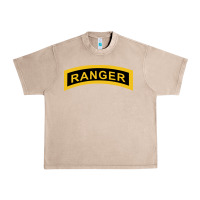 French Oak army ranger tab   black & gold   army ranger tab black gold Urban Heavy Tee - linhVisuals
