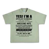 Oil Green yes i'm a spoiled husband ..awesome wife t shirt Urban Heavy Tee - linhVisuals