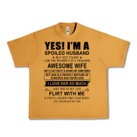 Peanut Butter yes i'm a spoiled husband ..awesome wife t shirt Urban Heavy Tee - linhVisuals