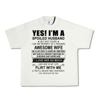 Pistachio yes i'm a spoiled husband ..awesome wife t shirt Urban Heavy Tee - linhVisuals