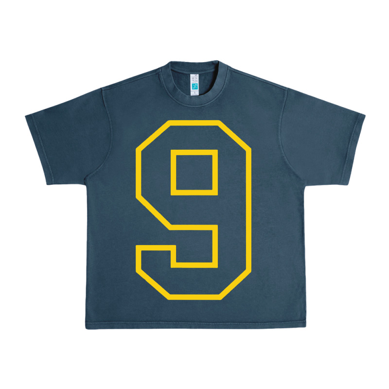Number #9 Sports Jersey Uniform Urban Heavy Tee by linhVisuals | Teevron