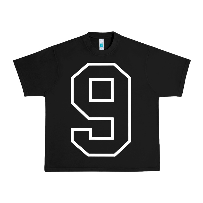 Number #9 Sports Jersey Uniform Urban Heavy Tee by linhVisuals | Teevron