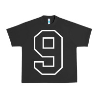 Pigment Black number #9 sports jersey uniform Urban Heavy Tee - linhVisuals