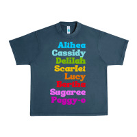 Midnight Navy althea cassidy name woman mans Urban Heavy Tee - linhVisuals