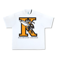 White kalamazoo college vectorized Urban Heavy Tee - linhVisuals