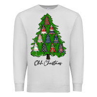 Dove Grey ohh Christmas trees Premium Sweatshirt - RanaPortraitStore