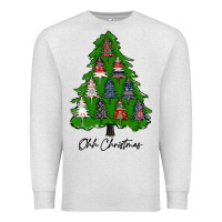 Oatmeal Heather ohh Christmas trees Premium Sweatshirt - RanaPortraitStore