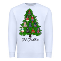 White ohh Christmas trees Premium Sweatshirt - RanaPortraitStore