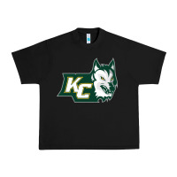 Black keuka college wolf vectorized Urban Heavy Tee - linhVisuals