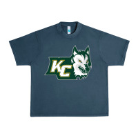 Midnight Navy keuka college wolf vectorized Urban Heavy Tee - linhVisuals