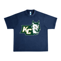 Navy keuka college wolf vectorized Urban Heavy Tee - linhVisuals