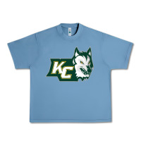 Pebble Blue keuka college wolf vectorized Urban Heavy Tee - linhVisuals