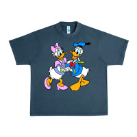 Midnight Navy donal duck Urban Heavy Tee - linhVisuals