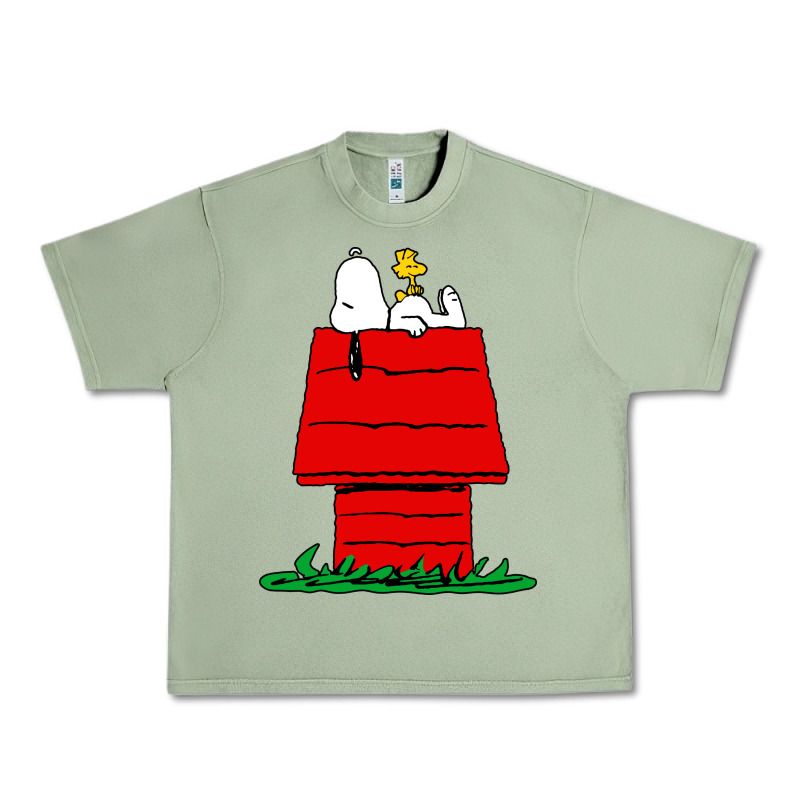 Peanuts The Doghouse Urban Heavy Tee by linhVisuals | Teevron