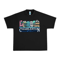 Black charleston rainbow road   charleston south carolin Urban Heavy Tee - linhVisuals
