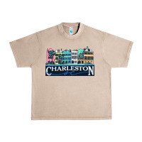 French Oak charleston rainbow road   charleston south carolin Urban Heavy Tee - linhVisuals