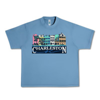Pebble Blue charleston rainbow road   charleston south carolin Urban Heavy Tee - linhVisuals