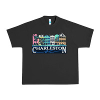 Pigment Black charleston rainbow road   charleston south carolin Urban Heavy Tee - linhVisuals