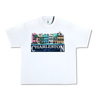 White charleston rainbow road   charleston south carolin Urban Heavy Tee - linhVisuals