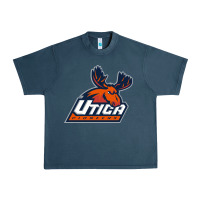 Midnight Navy utica pioneers vectorized Urban Heavy Tee - linhVisuals