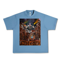 Pebble Blue Neil Peart cool Urban Heavy Tee - linhVisuals