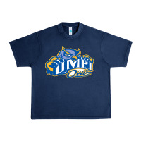 Navy university of maine at presque isle vectorized Urban Heavy Tee - linhVisuals