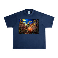 Navy Neil Peart encore Urban Heavy Tee - linhVisuals