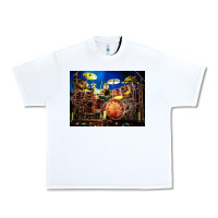 White Neil Peart encore Urban Heavy Tee - linhVisuals