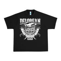 Black delorean machine Urban Heavy Tee - linhVisuals