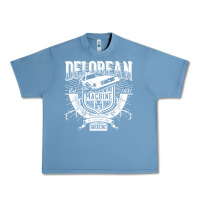 Pebble Blue delorean machine Urban Heavy Tee - linhVisuals