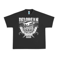 Pigment Black delorean machine Urban Heavy Tee - linhVisuals